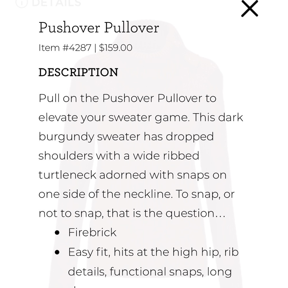 Cabi Pushover Pullover - image 7